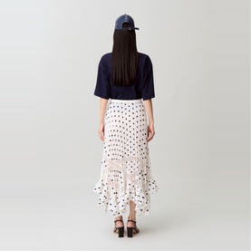 Polka Dot Ruffle Skirt