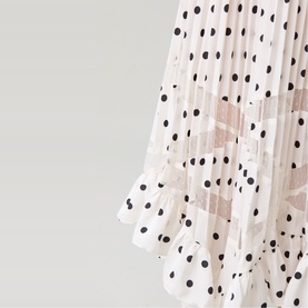 Polka Dot Ruffle Skirt