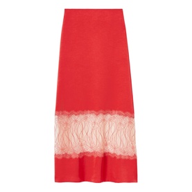 Lace Detail Slip Skirt