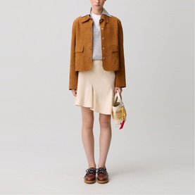 Asymmetric Mini Skirt