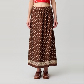 Floral Bias Skirt