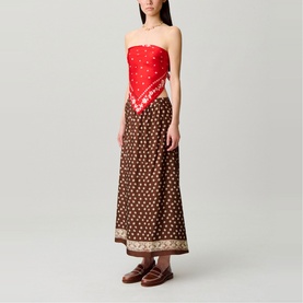 Floral Bias Skirt