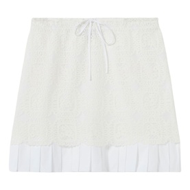Embroidered Mini Skirt