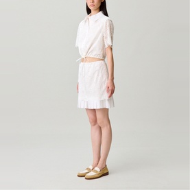 Embroidered Mini Skirt