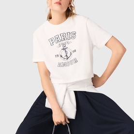 Logo Graphic Cropped T-Shirt