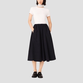Embroidered Logo Ribbed T-Shirt