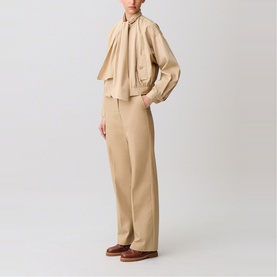 Pussybow Short Trench Coat