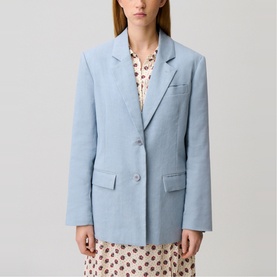 Single-Breasted Tailored Blazer