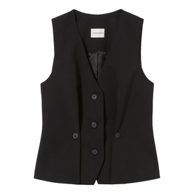 Button Pleat Waistcoat