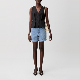 Button Pleat Waistcoat