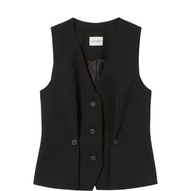 Button Pleat Waistcoat