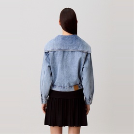 Sailor Collar Denim Jacket