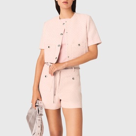 Tweed Embellished Jacket