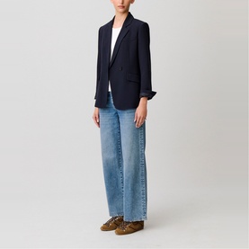 Double-Breasted Tailored Blazer