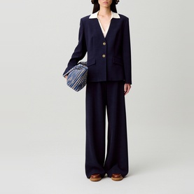 Single-Breasted Cropped Waistcoat