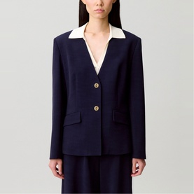 Single-Breasted Cropped Waistcoat