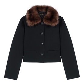 Faux Fur Peacoat
