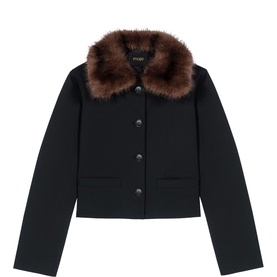 Faux Fur Peacoat