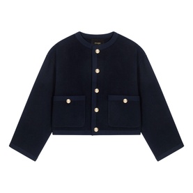 Single-Breasted Trim Jacket