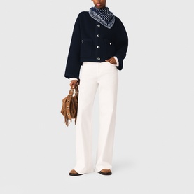 Single-Breasted Trim Jacket