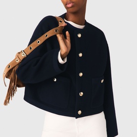 Single-Breasted Trim Jacket