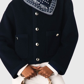 Single-Breasted Trim Jacket
