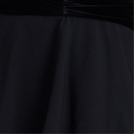 Asa Georgette Velvet Mini Skirt