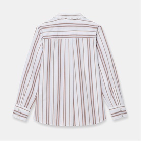 Striped Scallop Trim Shirt