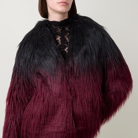 Chiara Ombr&eacute; Faux Fur Coat