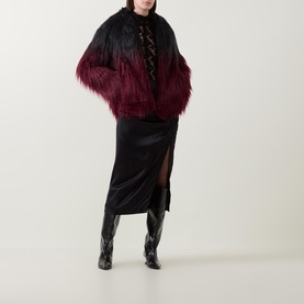 Chiara Ombr&eacute; Faux Fur Coat