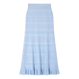 Pointelle Knitted Skirt