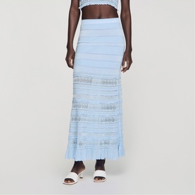 Pointelle Knitted Skirt