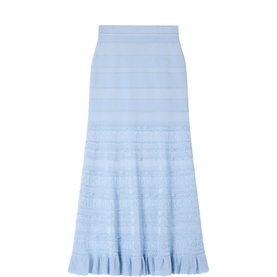 Pointelle Knitted Skirt