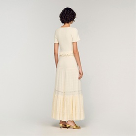 Ruffle Tiered Knit Skirt