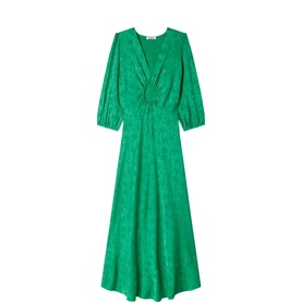 Floral Jacquard Dress