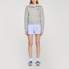Logo Half-Button Sweatshirt