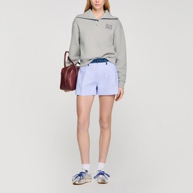 Logo Half-Button Sweatshirt
