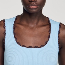 Crochet Knit Top