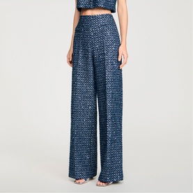 Sequin Wide Leg Trousers
