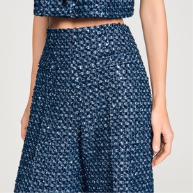 Sequin Wide Leg Trousers