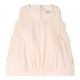 Lace Trim Crop Top