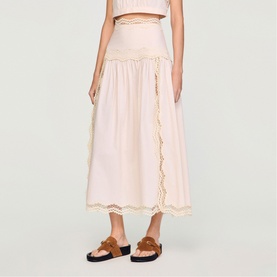 Lace Trim Skirt