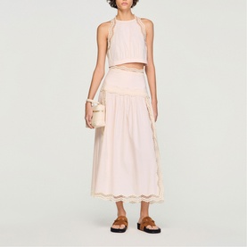 Lace Trim Skirt