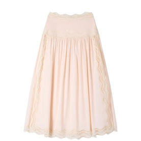 Lace Trim Skirt
