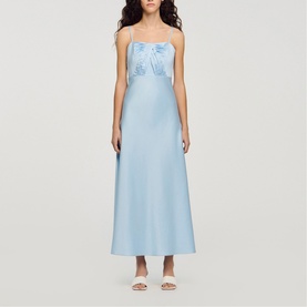 Cut-Out Flared Dress