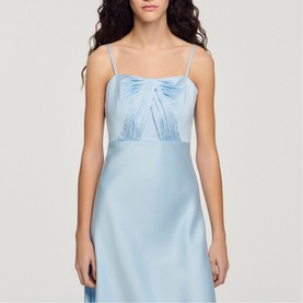 Cut-Out Flared Dress