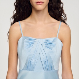 Cut-Out Flared Dress