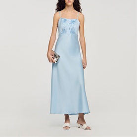 Cut-Out Flared Dress