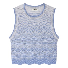 ZigZag Knit Crop Top