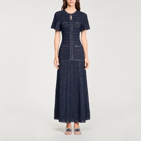 Rhinestone Knitted Dress